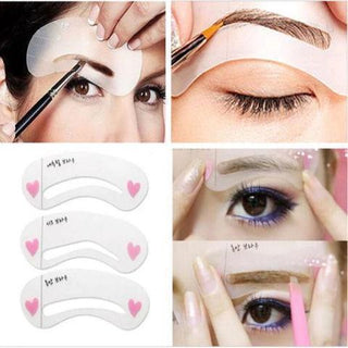 Gadgets d'Eve beauté SLEEKI™_ :  Créez des sourcils parfaits avec ce kit de pochoir magique.